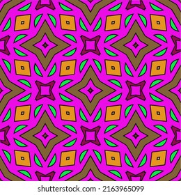 Seamless vector background with repeat pattern. multicolored  mosaic. Perfect for fashion, textile design, cute themed fabric, on wall paper, wrapping paper, fabrics and home decor.
