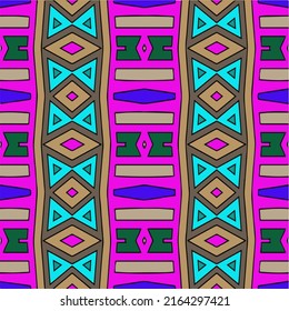 Seamless vector background with repeat pattern. multicolored  mosaic. Perfect for fashion, textile design, cute themed fabric, on wall paper, wrapping paper, fabrics and home decor.
