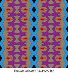 Seamless vector background with repeat pattern. multicolored  mosaic. Perfect for fashion, textile design, cute themed fabric, on wall paper, wrapping paper, fabrics and home decor.