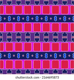 Seamless vector background with repeat pattern. multicolored  mosaic. Perfect for fashion, textile design, cute themed fabric, on wall paper, wrapping paper, fabrics and home decor.