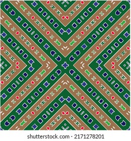 Seamless vector background with repeat pattern. multicolored  mosaic. Perfect for fashion, textile design, cute themed fabric, on wall paper, wrapping paper, fabrics and home decor.