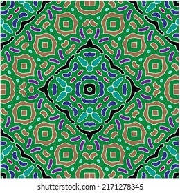 Seamless vector background with repeat pattern. multicolored  mosaic. Perfect for fashion, textile design, cute themed fabric, on wall paper, wrapping paper, fabrics and home decor.