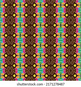 Seamless vector background with repeat pattern. multicolored  mosaic. Perfect for fashion, textile design, cute themed fabric, on wall paper, wrapping paper, fabrics and home decor.
