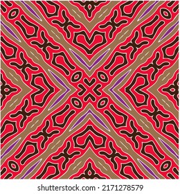 Seamless vector background with repeat pattern. multicolored  mosaic. Perfect for fashion, textile design, cute themed fabric, on wall paper, wrapping paper, fabrics and home decor.