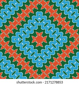 Seamless vector background with repeat pattern. multicolored  mosaic. Perfect for fashion, textile design, cute themed fabric, on wall paper, wrapping paper, fabrics and home decor.