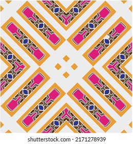 Seamless vector background with repeat pattern. multicolored  mosaic. Perfect for fashion, textile design, cute themed fabric, on wall paper, wrapping paper, fabrics and home decor.