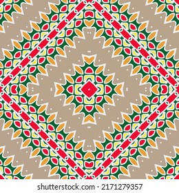 Seamless vector background with repeat pattern. multicolored  mosaic. Perfect for fashion, textile design, cute themed fabric, on wall paper, wrapping paper, fabrics and home decor.