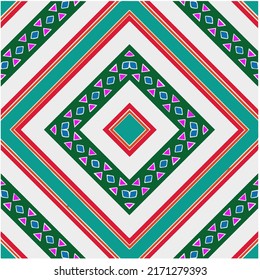 Seamless vector background with repeat pattern. multicolored  mosaic. Perfect for fashion, textile design, cute themed fabric, on wall paper, wrapping paper, fabrics and home decor.