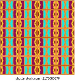 Seamless vector background with repeat pattern. multicolored  mosaic. Perfect for fashion, textile design, cute themed fabric, on wall paper, wrapping paper, fabrics and home decor.