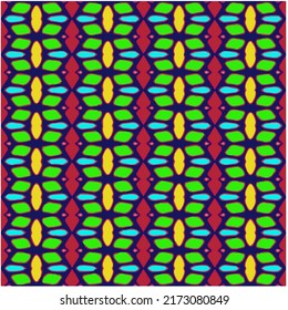 Seamless vector background with repeat pattern. multicolored  mosaic. Perfect for fashion, textile design, cute themed fabric, on wall paper, wrapping paper, fabrics and home decor.