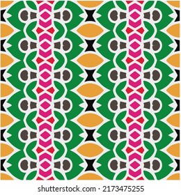 Seamless vector background with repeat pattern. multicolored  mosaic. Perfect for fashion, textile design, cute themed fabric, on wall paper, wrapping paper, fabrics and home decor.
