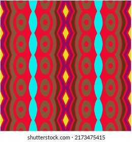 Seamless vector background with repeat pattern. multicolored  mosaic. Perfect for fashion, textile design, cute themed fabric, on wall paper, wrapping paper, fabrics and home decor.