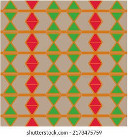 Seamless vector background with repeat pattern. multicolored  mosaic. Perfect for fashion, textile design, cute themed fabric, on wall paper, wrapping paper, fabrics and home decor.