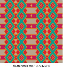 Seamless vector background with repeat pattern. multicolored  mosaic. Perfect for fashion, textile design, cute themed fabric, on wall paper, wrapping paper, fabrics and home decor.