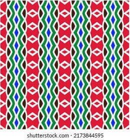 Seamless vector background with repeat pattern. multicolored  mosaic. Perfect for fashion, textile design, cute themed fabric, on wall paper, wrapping paper, fabrics and home decor.