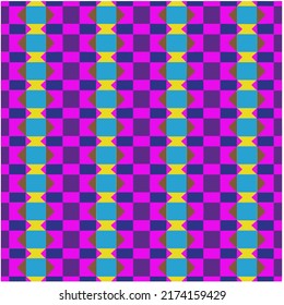 Seamless vector background with repeat pattern. multicolored  mosaic. Perfect for fashion, textile design, cute themed fabric, on wall paper, wrapping paper, fabrics and home decor.