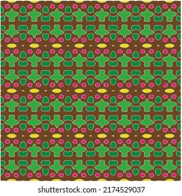 Seamless vector background with repeat pattern. multicolored  mosaic. Perfect for fashion, textile design, cute themed fabric, on wall paper, wrapping paper, fabrics and home decor.