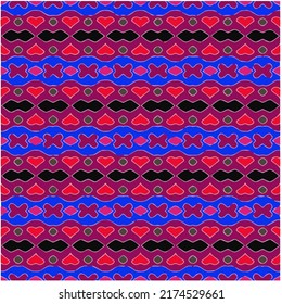 Seamless vector background with repeat pattern. multicolored  mosaic. Perfect for fashion, textile design, cute themed fabric, on wall paper, wrapping paper, fabrics and home decor.