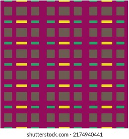 Seamless vector background with repeat pattern. multicolored  mosaic. Perfect for fashion, textile design, cute themed fabric, on wall paper, wrapping paper, fabrics and home decor.