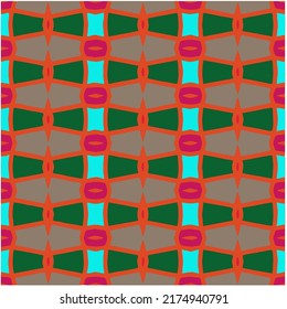 
Seamless vector background with repeat pattern. multicolored  mosaic. Perfect for fashion, textile design, cute themed fabric, on wall paper, wrapping paper, fabrics and home decor.