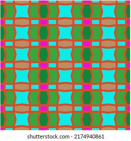 
Seamless vector background with repeat pattern. multicolored  mosaic. Perfect for fashion, textile design, cute themed fabric, on wall paper, wrapping paper, fabrics and home decor.