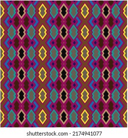 
Seamless vector background with repeat pattern. multicolored  mosaic. Perfect for fashion, textile design, cute themed fabric, on wall paper, wrapping paper, fabrics and home decor.