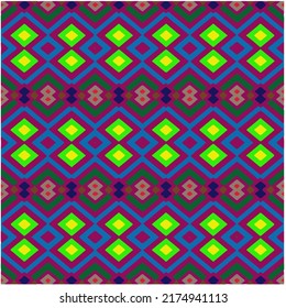 
Seamless vector background with repeat pattern. multicolored  mosaic. Perfect for fashion, textile design, cute themed fabric, on wall paper, wrapping paper, fabrics and home decor.