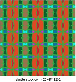 
Seamless vector background with repeat pattern. multicolored  mosaic. Perfect for fashion, textile design, cute themed fabric, on wall paper, wrapping paper, fabrics and home decor.
