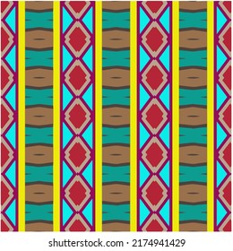 
Seamless vector background with repeat pattern. multicolored  mosaic. Perfect for fashion, textile design, cute themed fabric, on wall paper, wrapping paper, fabrics and home decor.