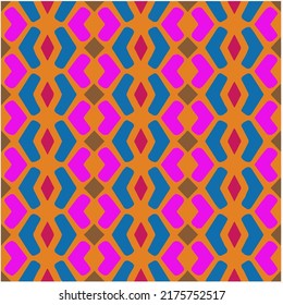Seamless vector background with repeat pattern. multicolored  mosaic. Perfect for fashion, textile design, cute themed fabric, on wall paper, wrapping paper, fabrics and home decor.