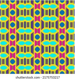 Seamless vector background with repeat pattern. multicolored  mosaic. Perfect for fashion, textile design, cute themed fabric, on wall paper, wrapping paper, fabrics and home decor.