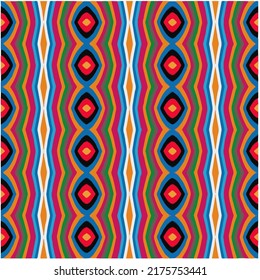 Seamless vector background with repeat pattern. multicolored  mosaic. Perfect for fashion, textile design, cute themed fabric, on wall paper, wrapping paper, fabrics and home decor.