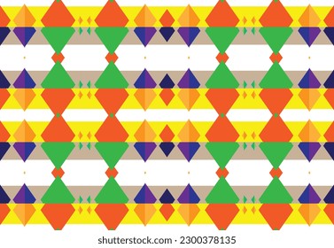 Seamless vector background with repeat pattern. multicolored mosaic. Perfect for fashion, textile design, cute themed fabric, on wall paper, wrapping paper, fabrics and home decor.