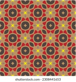 Seamless vector background with repeat pattern.  Multicolored  mosaic. Perfect for fashion, textile design, cute themed fabric, on wall paper, wrapping paper, fabrics and home decor.