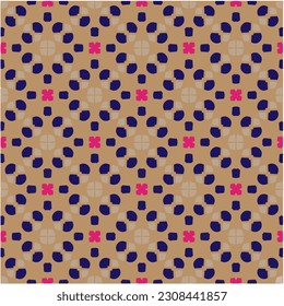 Seamless vector background with repeat pattern.  Multicolored  mosaic. Perfect for fashion, textile design, cute themed fabric, on wall paper, wrapping paper, fabrics and home decor.