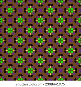 Seamless vector background with repeat pattern.  Multicolored  mosaic. Perfect for fashion, textile design, cute themed fabric, on wall paper, wrapping paper, fabrics and home decor.