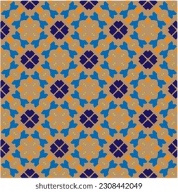 Seamless vector background with repeat pattern.  Multicolored  mosaic. Perfect for fashion, textile design, cute themed fabric, on wall paper, wrapping paper, fabrics and home decor.