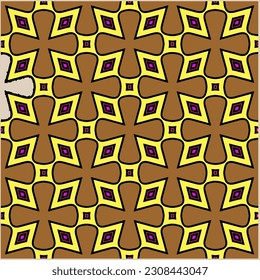 Seamless vector background with repeat pattern.  Multicolored  mosaic. Perfect for fashion, textile design, cute themed fabric, on wall paper, wrapping paper, fabrics and home decor.