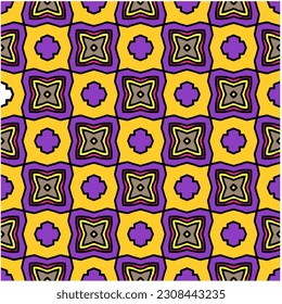 Seamless vector background with repeat pattern.  Multicolored  mosaic. Perfect for fashion, textile design, cute themed fabric, on wall paper, wrapping paper, fabrics and home decor.