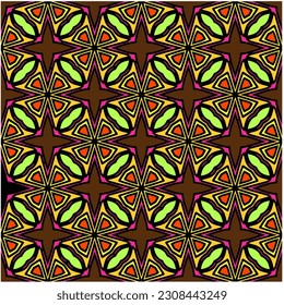 Seamless vector background with repeat pattern.  Multicolored  mosaic. Perfect for fashion, textile design, cute themed fabric, on wall paper, wrapping paper, fabrics and home decor.