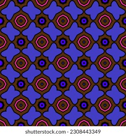 Seamless vector background with repeat pattern.  Multicolored  mosaic. Perfect for fashion, textile design, cute themed fabric, on wall paper, wrapping paper, fabrics and home decor.