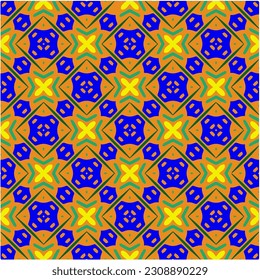 Seamless vector background with repeat pattern.  Multicolored  mosaic. Perfect for fashion, textile design, cute themed fabric, on wall paper, wrapping paper, fabrics and home decor.