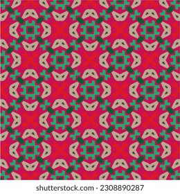 Seamless vector background with repeat pattern.  Multicolored  mosaic. Perfect for fashion, textile design, cute themed fabric, on wall paper, wrapping paper, fabrics and home decor.