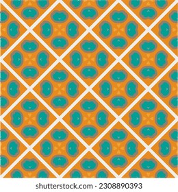 Seamless vector background with repeat pattern.  Multicolored  mosaic. Perfect for fashion, textile design, cute themed fabric, on wall paper, wrapping paper, fabrics and home decor.