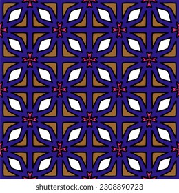 
Seamless vector background with repeat pattern.  Multicolored  mosaic. Perfect for fashion, textile design, cute themed fabric, on wall paper, wrapping paper, fabrics and home decor.