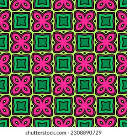 
Seamless vector background with repeat pattern.  Multicolored  mosaic. Perfect for fashion, textile design, cute themed fabric, on wall paper, wrapping paper, fabrics and home decor.