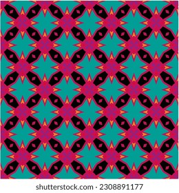 Seamless vector background with repeat pattern.  Multicolored  mosaic. Perfect for fashion, textile design, cute themed fabric, on wall paper, wrapping paper, fabrics and home decor.