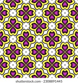 
Seamless vector background with repeat pattern.  Multicolored  mosaic. Perfect for fashion, textile design, cute themed fabric, on wall paper, wrapping paper, fabrics and home decor.