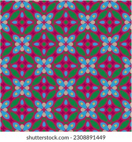 Seamless vector background with repeat pattern.  Multicolored  mosaic. Perfect for fashion, textile design, cute themed fabric, on wall paper, wrapping paper, fabrics and home decor.