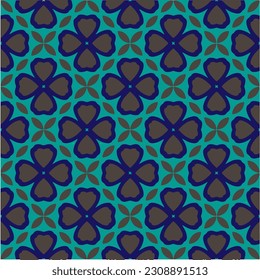 Seamless vector background with repeat pattern.  Multicolored  mosaic. Perfect for fashion, textile design, cute themed fabric, on wall paper, wrapping paper, fabrics and home decor.